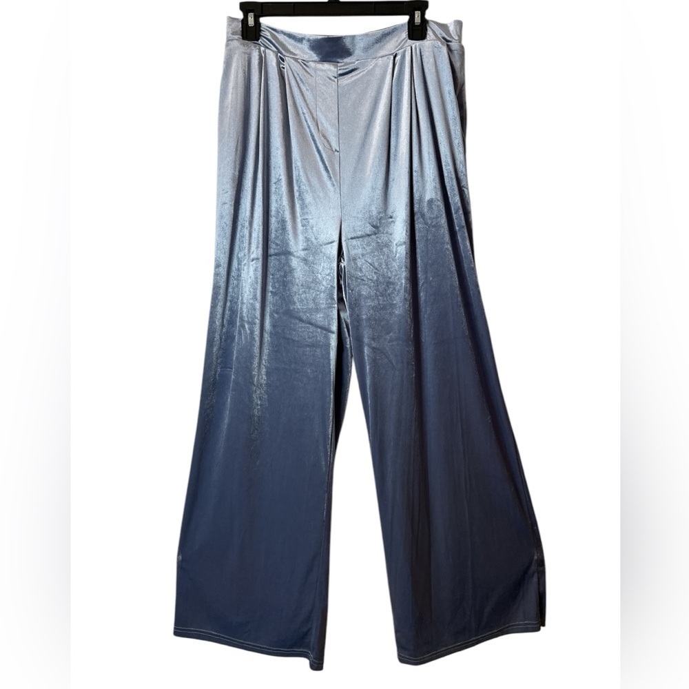 CHRISTIAN LACROIX Velvet Lilac Wide Leg Side Pocket Dress Large Pants BNWT